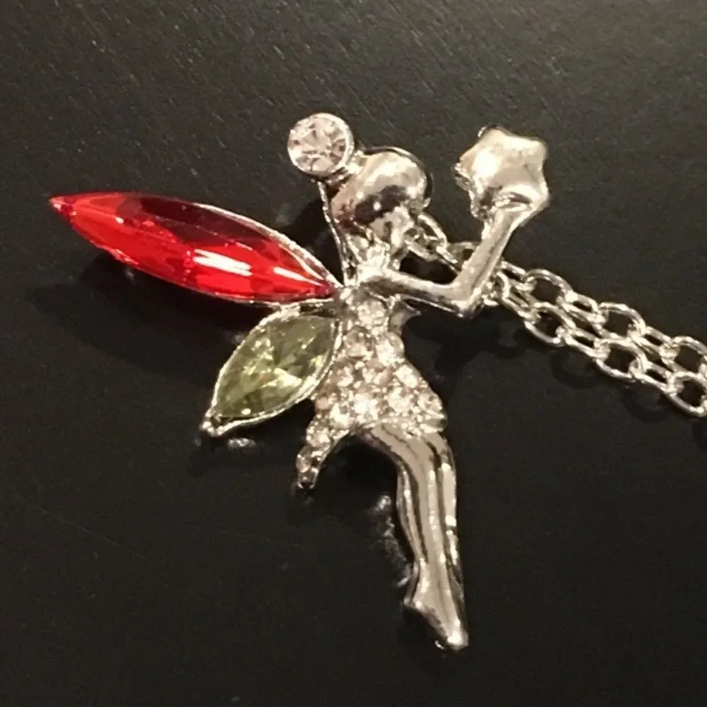 K Fairy Pendant Necklace